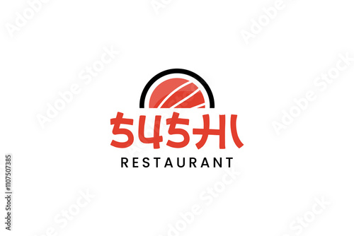 Japanese traditional food sushi restaurant logo icon design