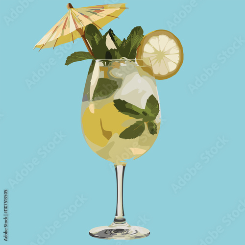 lemon juice vector