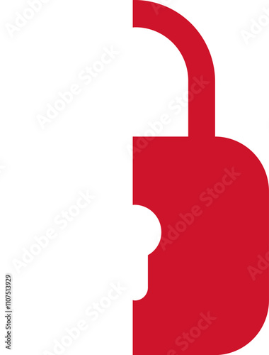 Malta flag on Lock icon