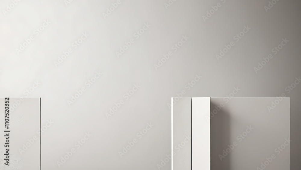 Fototapeta premium Minimalist Neutral Background with Soft Gradients and Calm Tones