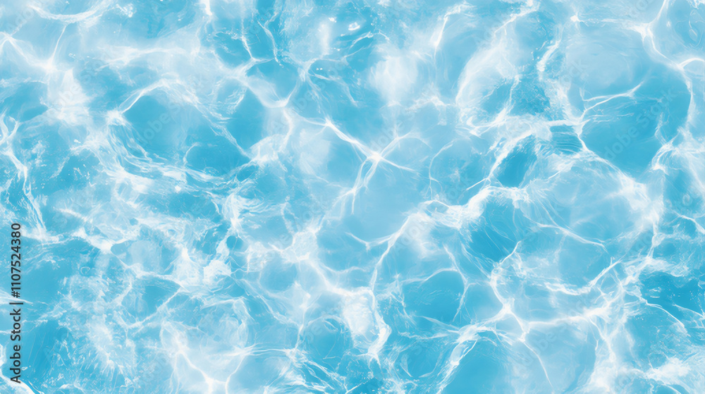 Obraz premium Water texture, aerial top view