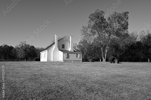 Fairfield Office at Fredericksburg, West Virginia. The Fairfield plantation office was the last resting place of 