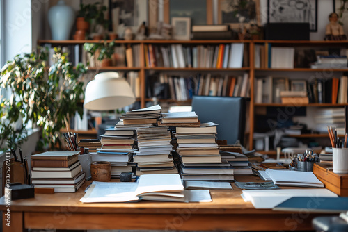 Wallpaper Mural Modern workspace solutions turning home office clutter into organized productivity zones Torontodigital.ca