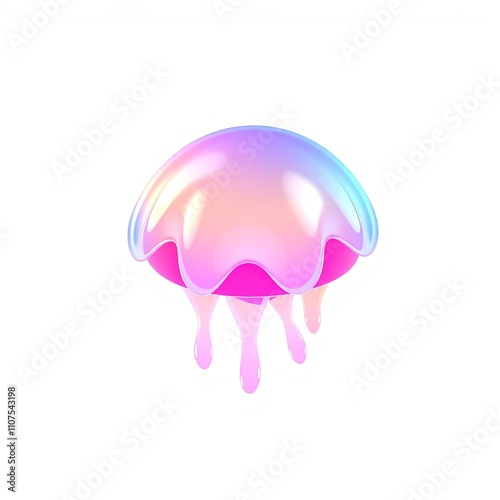 Petroleum Jelly Icon Whimsical Cartoon Transparent Overlay 3D Illustration High Resolution photo