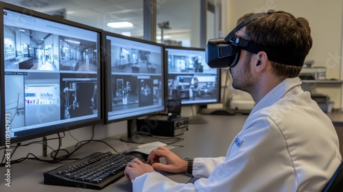 Wallpaper Mural Virtual laboratory simulations being used for remote experiments and research Torontodigital.ca