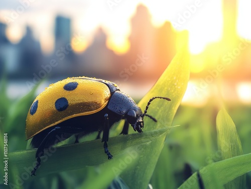 Urban field research tracking biodiversity and environmental changes in city ecosystems photo