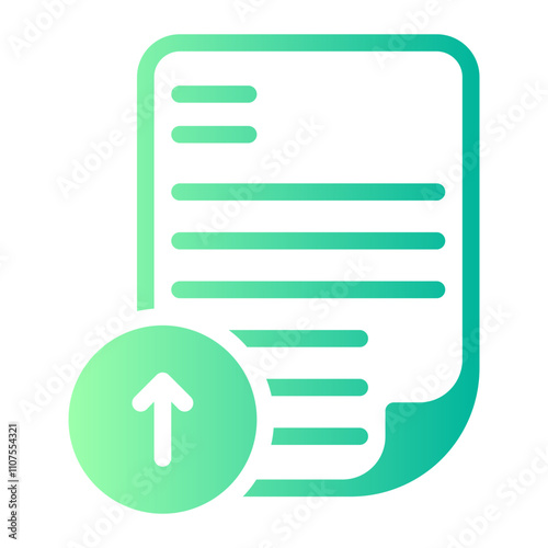 upload gradient icon