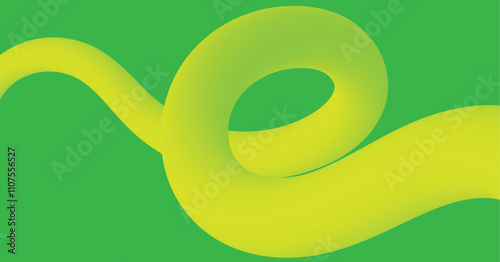 Abstract Modern Gradient Fluid Waves. Flowing Spiral Strokes Line Art , 3d line effect 