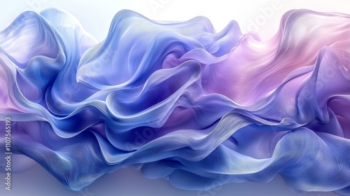 On a light background, the banner showcases a 3D abstract design with a gradient glass effect, blue dispersion, and an iridescent element.