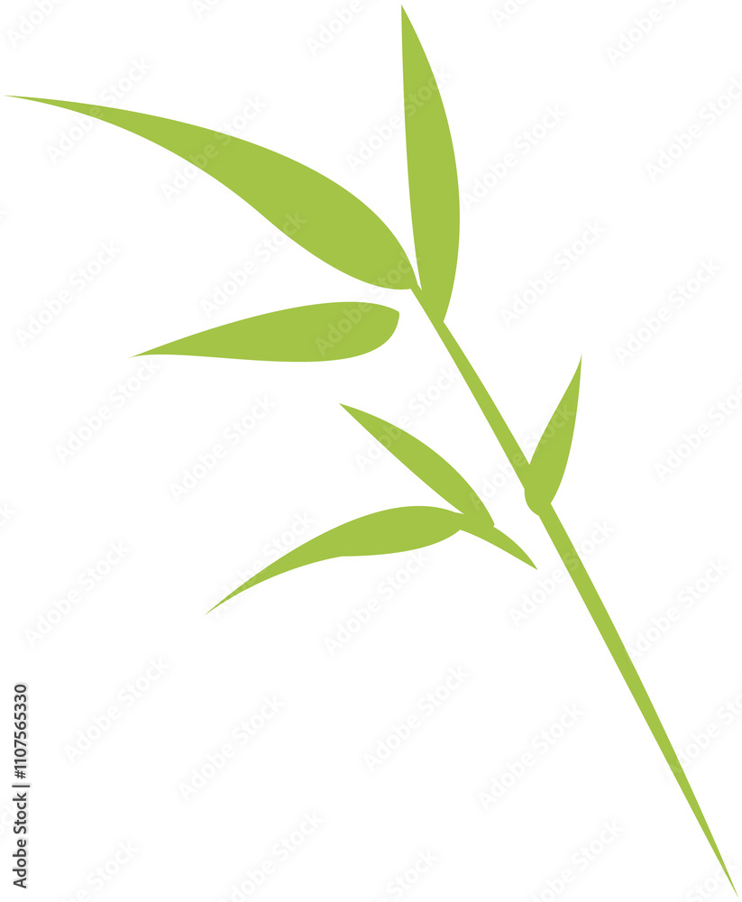 Obraz premium Bamboo Flat Icon