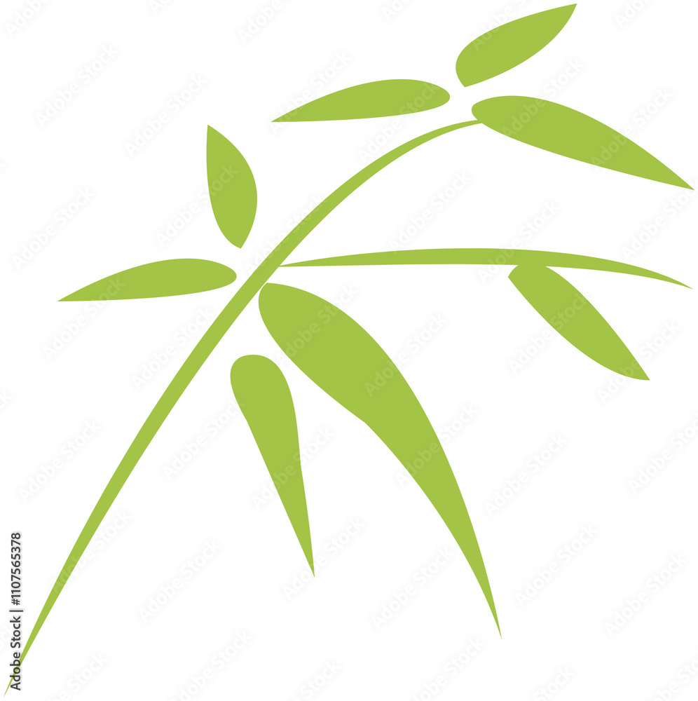 Fototapeta premium Bamboo icon 
