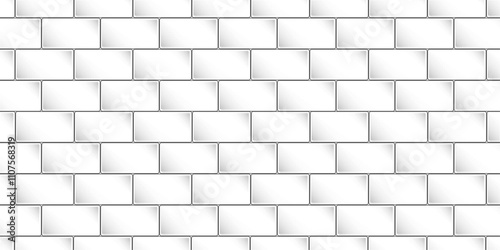 Brick wall. Brickwork pattern. Grunge elements of simple architecture blocks. Vector illustration.