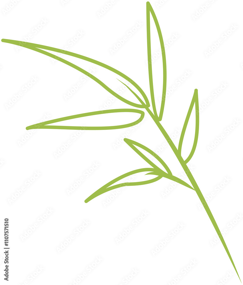 Fototapeta premium Bamboo icon 