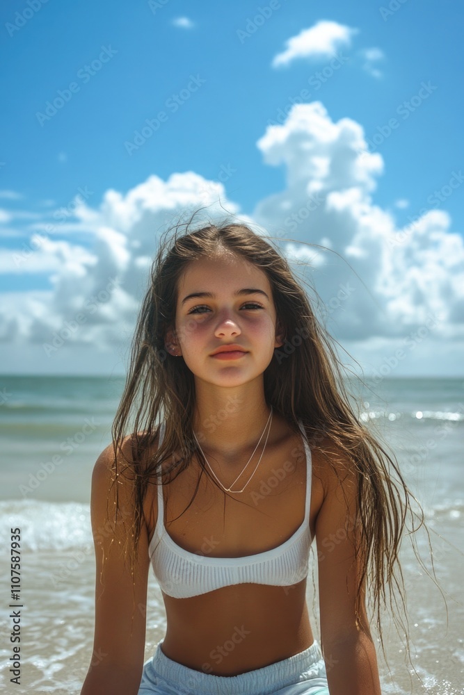 Woman on Beach Woman on Beach