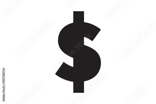 dollar flat vector illustration