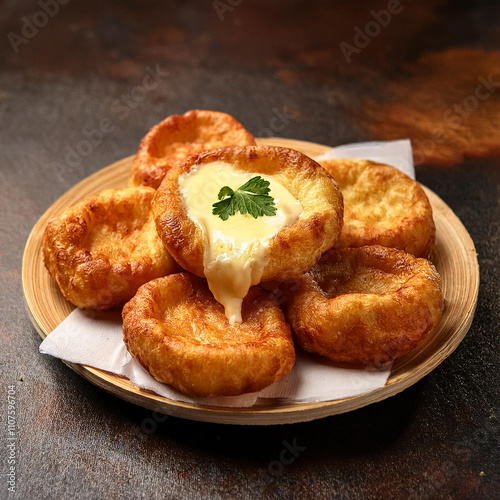 Savory Langosi cu Branza Sarata Crispy Fried Delights photo