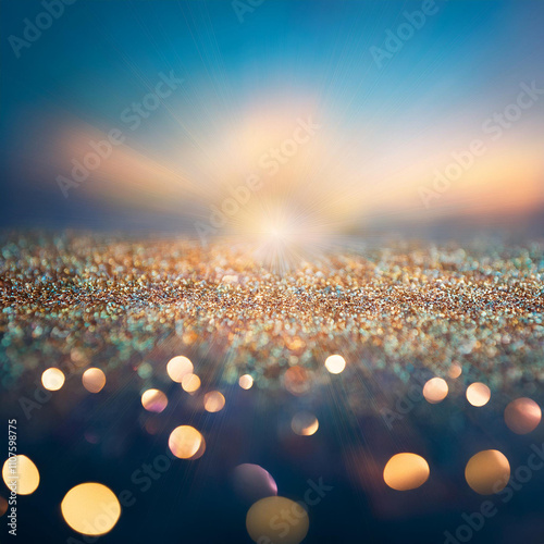 Mesmerizing Bokeh Lights and Enchanting Lens Flare Display