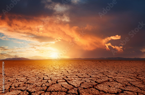 Global Warming and apocalyptic landscape 

