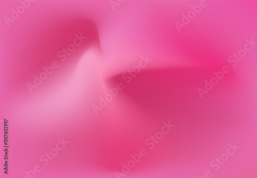 Modern 3D Fluid Gradient Design for Valentine's Day. Abstract Art Background for Covers, Banners, Cards, Flyers, and Posters in Red and Pink with Twisting Typography. Vector Illustration.