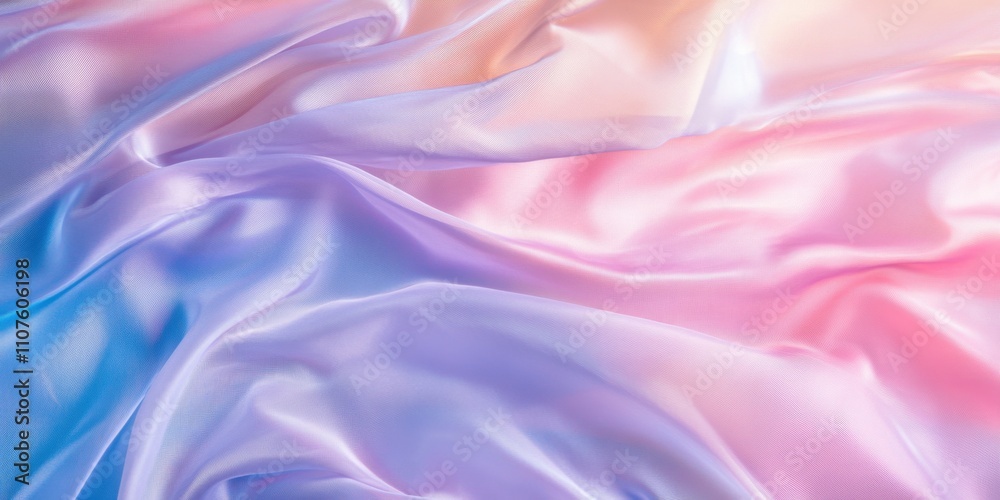 Fototapeta premium curtain Bright pastel hues Slow-motion video of