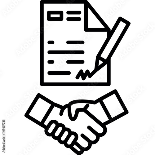 Contract Agreement Icon