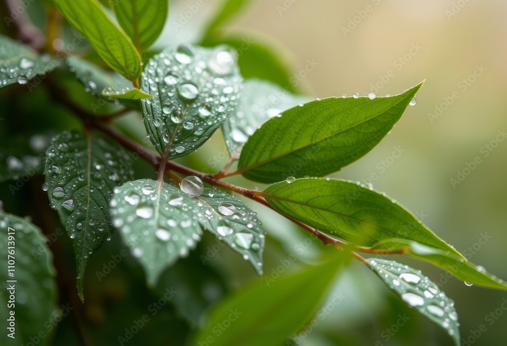 Dew on leaves on transparent background in a close up perspectiv Dew on leaves on transparent background in a close up perspectiv