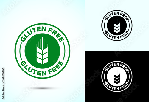 Gluten Free Icon Design Illustration, Non Gluten Food Sign For Apps And Websites