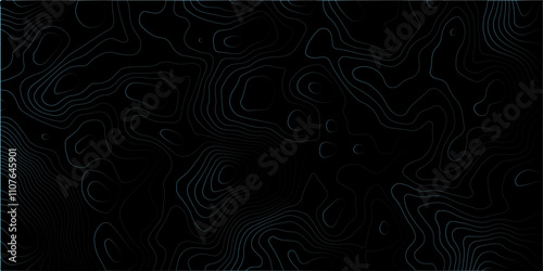 Black,and,Gold,Topography,A,Geometric,Map,Design,with,Contoured,Relief,Lines,Wavy,Contour,Lines,and,Geometric,Grid,Patterns,Gold,Contour,Lines,for,Geographic,Exploration