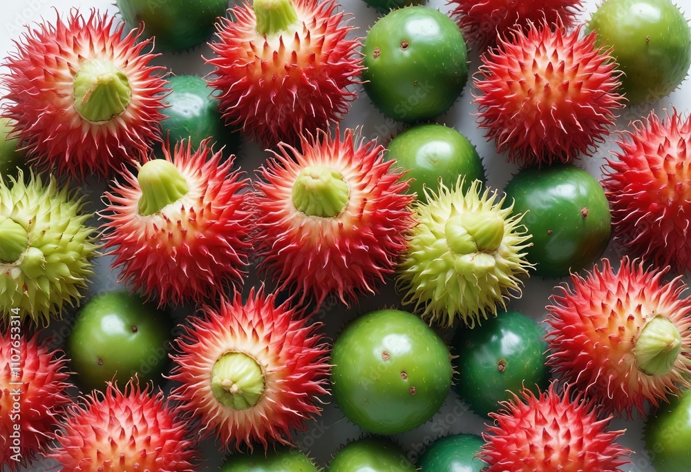 A Stunning Portrait of Rambutan Delight A Stunning Portrait of Rambutan Delight