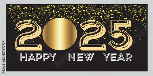 Happy New Year 2025 Banner 58.eps