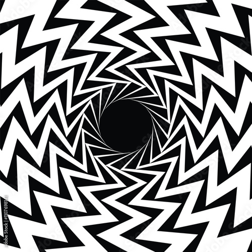 Bauhaus Abstract Wavy Backgrounds. Cool Squire Geometric  Card Design. Optical Illusion Shape Texture.