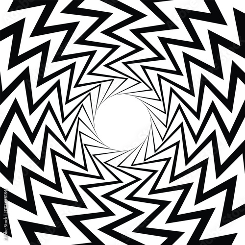 Bauhaus Abstract Wavy Backgrounds. Cool Squire Geometric  Card Design. Optical Illusion Shape Texture.