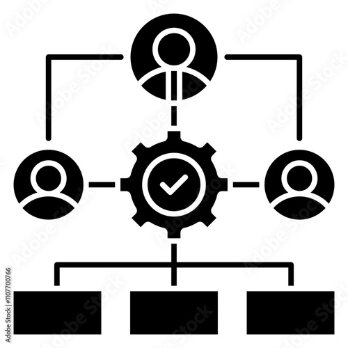 Organizational Structure  Icon