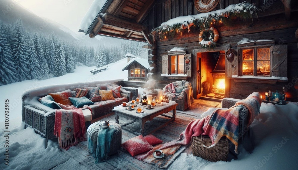 Naklejka premium Après-Ski
