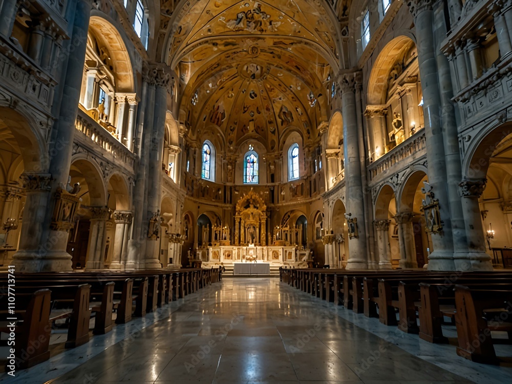 Naklejka premium Metropolitan Cathedral of Palermo, Sicily.