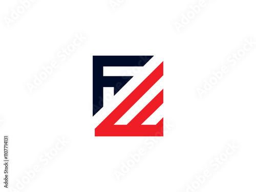FW initial monogram with letter creative logo
