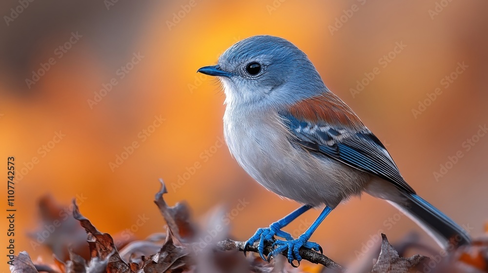 Fototapeta premium a bird with blue feet