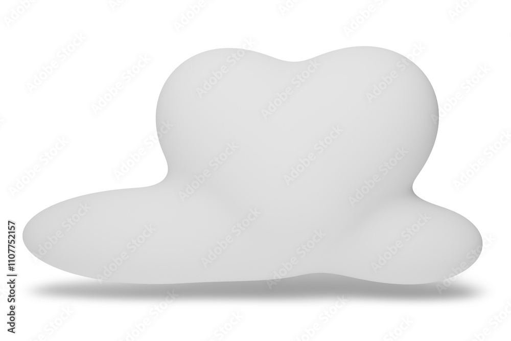 Fluffy White Cloud Illustration Fluffy White Cloud Illustration