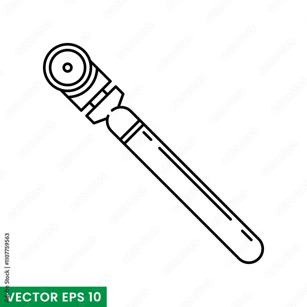 Naklejka premium old glass cutter vector icon