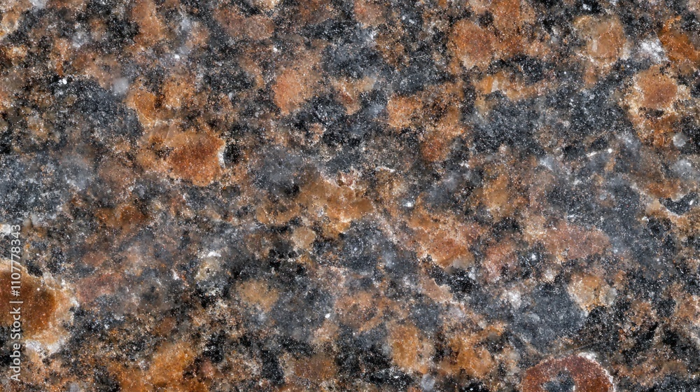 Brown and Gray Granite Stone Texture Close Up Brown and Gray Granite Stone Texture Close Up