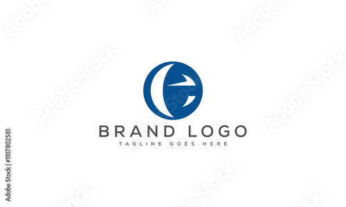 Free Download letter E logo design vector template design for brand. - GFXLoad