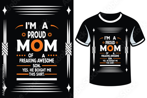 Mothers day t-shirt design for mother lover Hand drawn typography