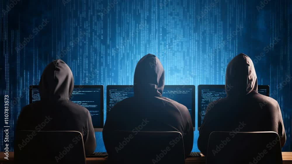 Hacker Call Center Exploring Technology and Coding in Dark Environment with Computer Experts Hacker Call Center Exploring Technology and Coding in Dark Environment with Computer Experts
