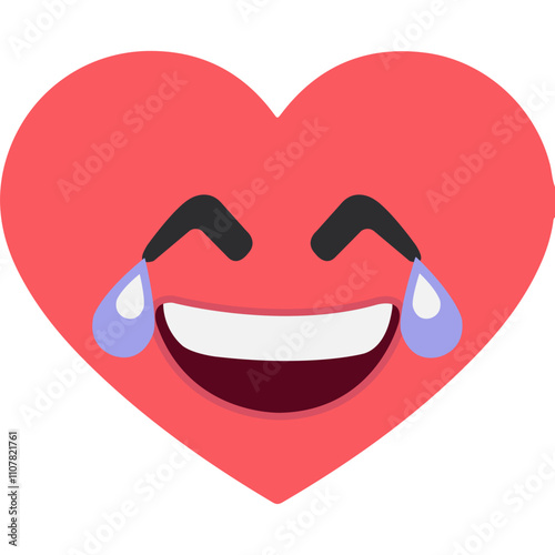 Laughing love face