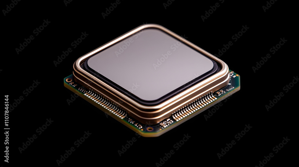 Overclocked cpu core showcase technology lab high-definition photography dark environment close-up view tech concept Overclocked cpu core showcase technology lab high-definition photography dark environment close-up view tech concept