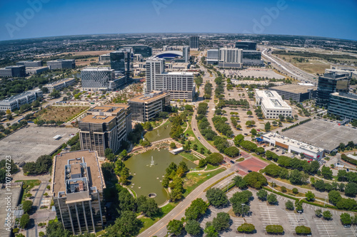 Aerial View of Frisco, Texas during the Summer
