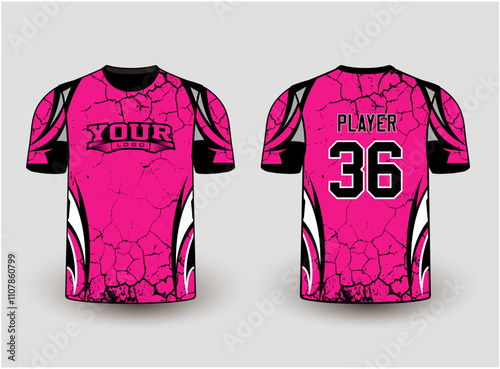 Sports gear template mockup is a perfect fit for all sports. The designs that go on casual wear, shirts, fashion apparel, and all kinds of team uniform
