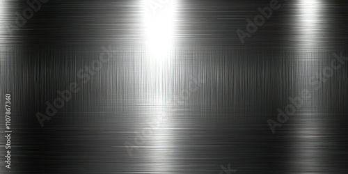 Wallpaper Mural Shiny metallic surface with brushed texture reflecting light in a contemporary setting Torontodigital.ca
