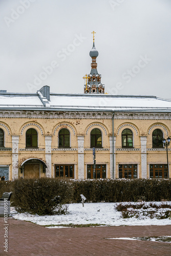 A city in Russia is a winter province photo