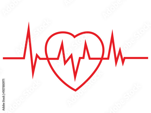 heart beat on ecg